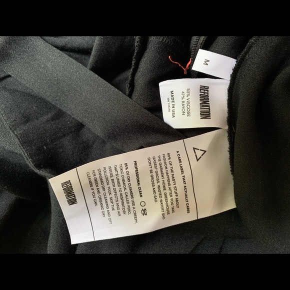 Reformation Black Jumpsuit Romper PantSuit - Picture 5 of 5